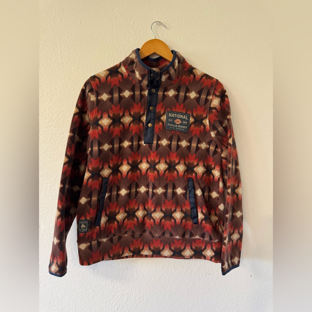 Pro Rodeo Fleece Pullover, Multi Colored, Size Medium - Picture 7 of 11
